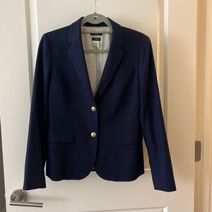 JCrew Navy Blazer w Gold Buttons